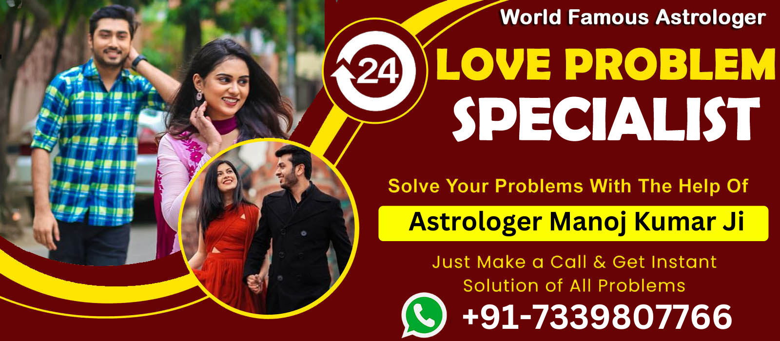 Atrologer  Manoj Kumar Ji +91-7339807766